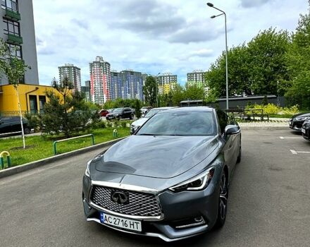 Серый Инфинити Q60, объемом двигателя 3 л и пробегом 80 тыс. км за 23900 $, фото 1 на Automoto.ua