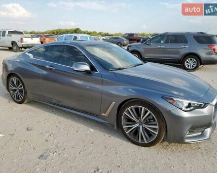 Серый Инфинити Q60, объемом двигателя 3 л и пробегом 57 тыс. км за 6700 $, фото 3 на Automoto.ua