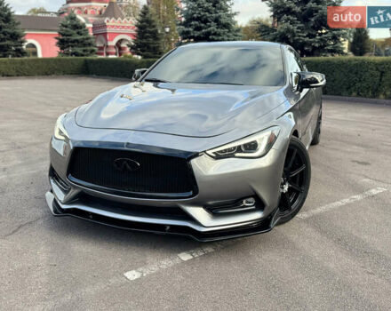 Серый Инфинити Q60, объемом двигателя 2 л и пробегом 38 тыс. км за 21700 $, фото 1 на Automoto.ua