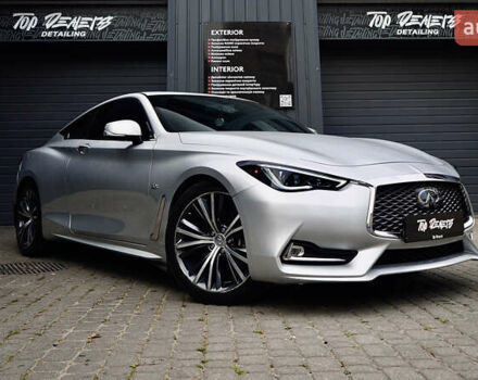 Серый Инфинити Q60, объемом двигателя 3 л и пробегом 162 тыс. км за 19500 $, фото 1 на Automoto.ua