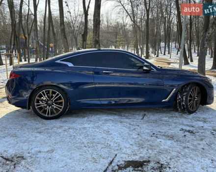 Синий Инфинити Q60, объемом двигателя 3 л и пробегом 95 тыс. км за 25800 $, фото 7 на Automoto.ua