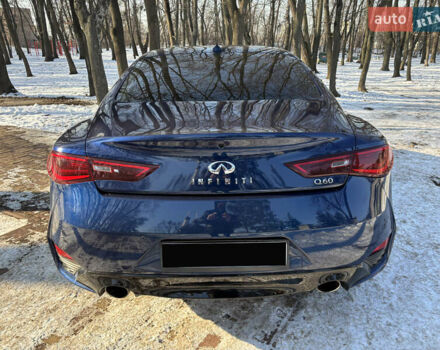 Синий Инфинити Q60, объемом двигателя 3 л и пробегом 95 тыс. км за 25800 $, фото 5 на Automoto.ua