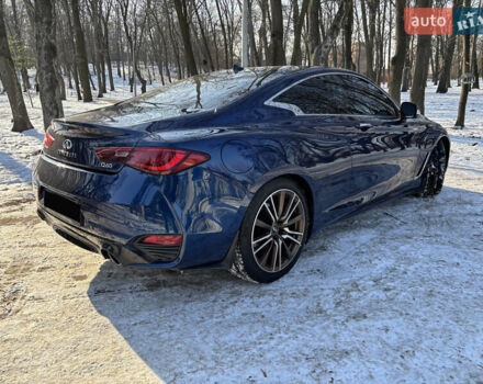 Синий Инфинити Q60, объемом двигателя 3 л и пробегом 95 тыс. км за 25800 $, фото 6 на Automoto.ua
