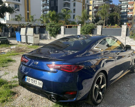 Синий Инфинити Q60, объемом двигателя 3 л и пробегом 69 тыс. км за 25000 $, фото 3 на Automoto.ua