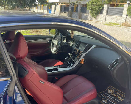 Синий Инфинити Q60, объемом двигателя 3 л и пробегом 69 тыс. км за 25000 $, фото 5 на Automoto.ua