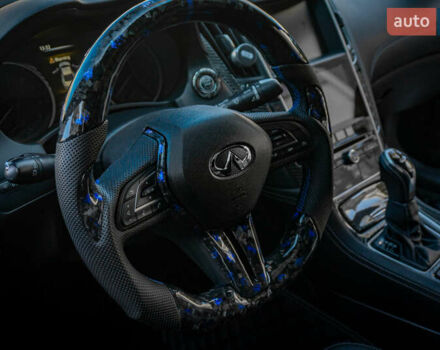 Синий Инфинити Q60, объемом двигателя 3 л и пробегом 98 тыс. км за 22800 $, фото 6 на Automoto.ua