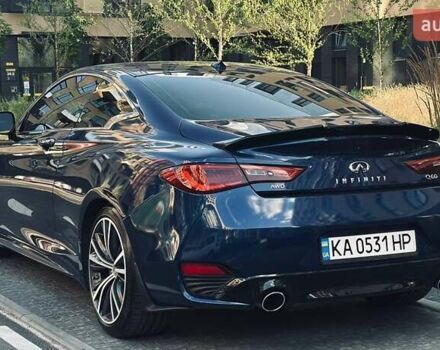 Синий Инфинити Q60, объемом двигателя 3 л и пробегом 99 тыс. км за 21400 $, фото 3 на Automoto.ua