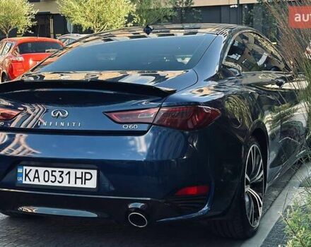 Синий Инфинити Q60, объемом двигателя 3 л и пробегом 99 тыс. км за 21400 $, фото 1 на Automoto.ua