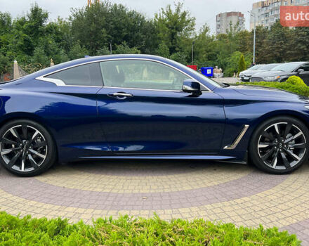 Синий Инфинити Q60, объемом двигателя 3 л и пробегом 12 тыс. км за 29800 $, фото 7 на Automoto.ua