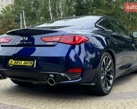 Синий Инфинити Q60, объемом двигателя 3 л и пробегом 12 тыс. км за 29800 $, фото 6 на Automoto.ua