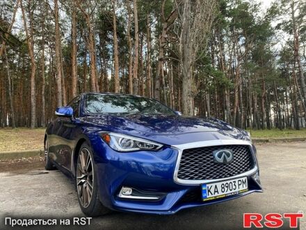 Синій Інфініті Q60, об'ємом двигуна 3 л та пробігом 10500 тис. км за 22700 $, фото 1 на Automoto.ua