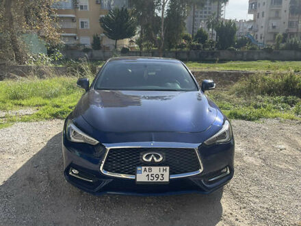 Синий Инфинити Q60, объемом двигателя 3 л и пробегом 69 тыс. км за 25000 $, фото 1 на Automoto.ua