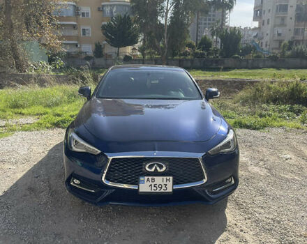 Синий Инфинити Q60, объемом двигателя 3 л и пробегом 69 тыс. км за 25000 $, фото 1 на Automoto.ua