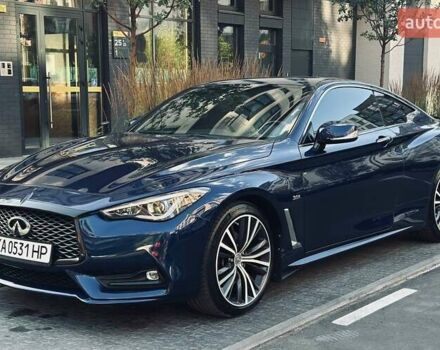 Синий Инфинити Q60, объемом двигателя 3 л и пробегом 99 тыс. км за 21400 $, фото 1 на Automoto.ua