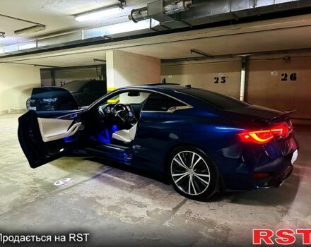 Синий Инфинити Q60, объемом двигателя 3 л и пробегом 97 тыс. км за 22300 $, фото 1 на Automoto.ua