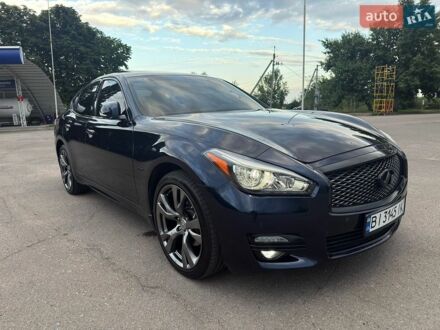 Синій Інфініті Q70, об'ємом двигуна 3.7 л та пробігом 94 тис. км за 14499 $, фото 1 на Automoto.ua