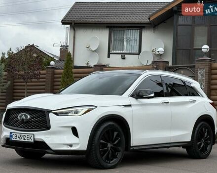 Белый Инфинити QX50, объемом двигателя 2 л и пробегом 77 тыс. км за 19498 $, фото 10 на Automoto.ua