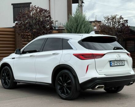 Белый Инфинити QX50, объемом двигателя 2 л и пробегом 77 тыс. км за 19500 $, фото 5 на Automoto.ua