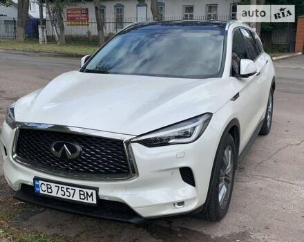 Белый Инфинити QX50, объемом двигателя 2 л и пробегом 12 тыс. км за 47500 $, фото 4 на Automoto.ua