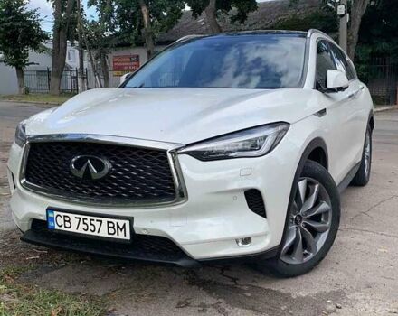 Білий Інфініті QX50, об'ємом двигуна 2 л та пробігом 12 тис. км за 47500 $, фото 1 на Automoto.ua