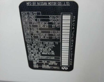 Белый Инфинити QX50, объемом двигателя 2 л и пробегом 66 тыс. км за 20600 $, фото 11 на Automoto.ua