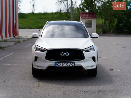 Инфинити QX50 2018 в Харькове на Automoto.ua Белый Инфинити QX50, объемом двигателя 2 л и пробегом 114 тыс. км за 20950 $, фото 1 на Automoto.ua