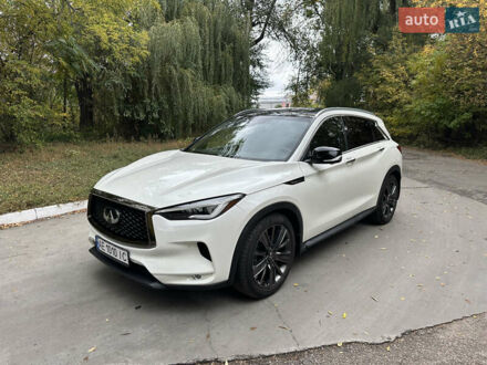 Инфинити QX50 2019 в Днепре (Днепропетровске) на Automoto.ua Белый Инфинити QX50, объемом двигателя 2 л и пробегом 46 тыс. км за 22500 $, фото 1 на Automoto.ua