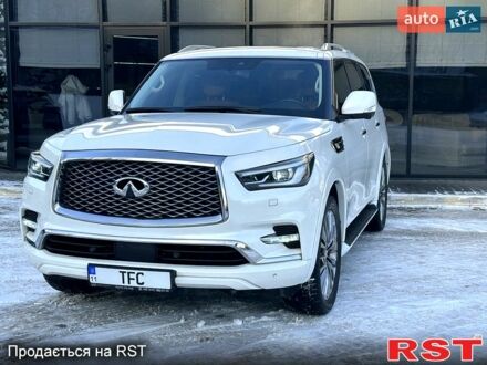Инфинити QX50 2021 в Киеве на Automoto.ua Белый Инфинити QX50, объемом двигателя 5.6 л и пробегом 75 тыс. км за 49900 $, фото 1 на Automoto.ua