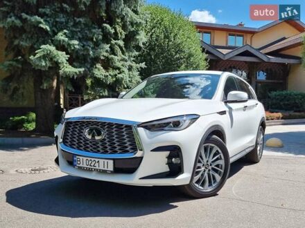 Инфинити QX50 2024 в Полтаве на Automoto.ua Белый Инфинити QX50, объемом двигателя 1.99 л и пробегом 1 тыс. км за 37500 $, фото 1 на Automoto.ua