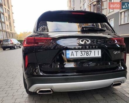 Черный Инфинити QX50, объемом двигателя 2 л и пробегом 130 тыс. км за 19700 $, фото 4 на Automoto.ua