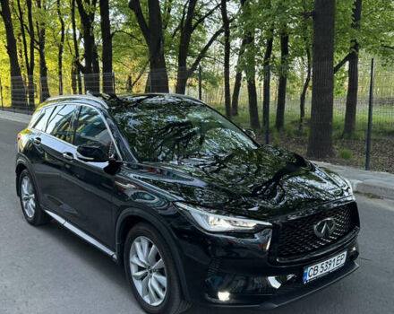 Черный Инфинити QX50, объемом двигателя 2 л и пробегом 140 тыс. км за 21900 $, фото 2 на Automoto.ua