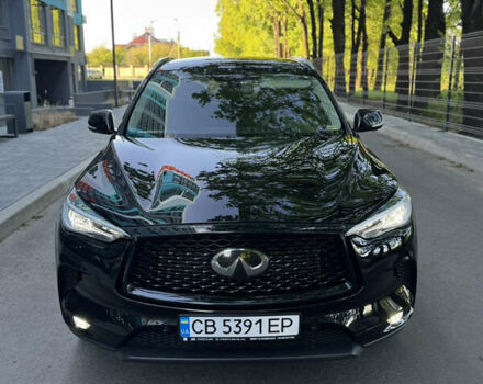 Черный Инфинити QX50, объемом двигателя 2 л и пробегом 140 тыс. км за 21900 $, фото 1 на Automoto.ua