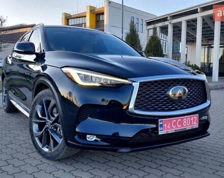 Черный Инфинити QX50, объемом двигателя 2 л и пробегом 135 тыс. км за 22300 $, фото 1 на Automoto.ua
