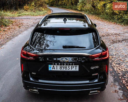 Черный Инфинити QX50, объемом двигателя 2 л и пробегом 64 тыс. км за 24500 $, фото 13 на Automoto.ua