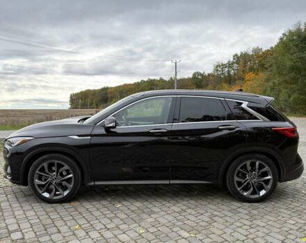 Черный Инфинити QX50, объемом двигателя 2 л и пробегом 102 тыс. км за 28200 $, фото 2 на Automoto.ua