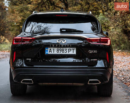 Черный Инфинити QX50, объемом двигателя 2 л и пробегом 64 тыс. км за 24500 $, фото 9 на Automoto.ua