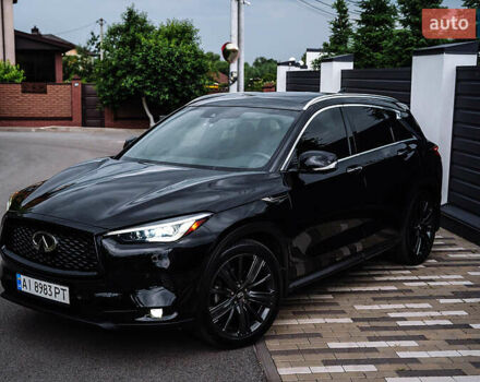 Черный Инфинити QX50, объемом двигателя 2 л и пробегом 63 тыс. км за 25900 $, фото 3 на Automoto.ua
