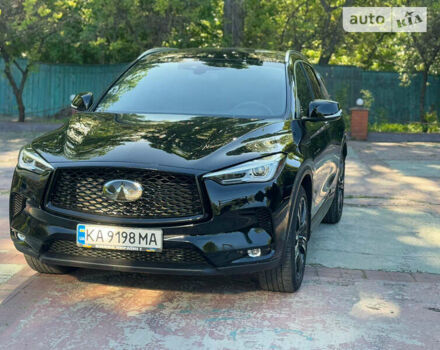 Чорний Інфініті QX50, об'ємом двигуна 2 л та пробігом 17 тис. км за 34700 $, фото 1 на Automoto.ua