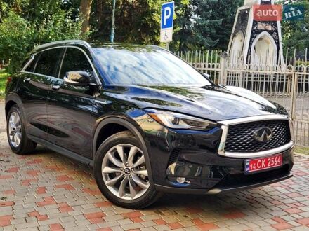 Чорний Інфініті QX50, об'ємом двигуна 2 л та пробігом 49 тис. км за 20500 $, фото 1 на Automoto.ua