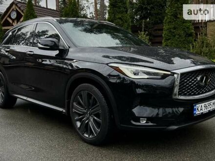 Чорний Інфініті QX50, об'ємом двигуна 2 л та пробігом 54 тис. км за 34000 $, фото 1 на Automoto.ua