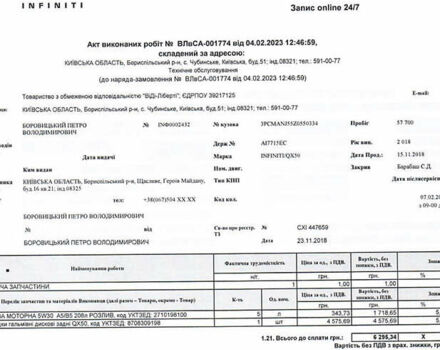 Коричневый Инфинити QX50, объемом двигателя 2 л и пробегом 58 тыс. км за 33700 $, фото 55 на Automoto.ua