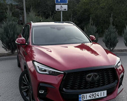 Красный Инфинити QX50, объемом двигателя 1.99 л и пробегом 26 тыс. км за 36000 $, фото 1 на Automoto.ua