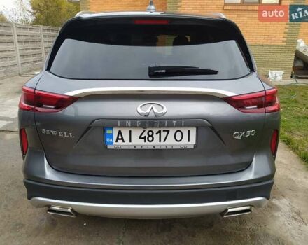 Серый Инфинити QX50, объемом двигателя 2 л и пробегом 51 тыс. км за 29000 $, фото 5 на Automoto.ua