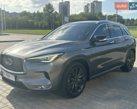 Сірий Інфініті QX50, об'ємом двигуна 2 л та пробігом 80 тис. км за 25400 $, фото 12 на Automoto.ua