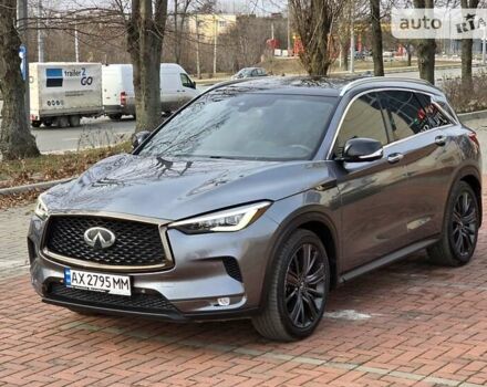 Сірий Інфініті QX50, об'ємом двигуна 2 л та пробігом 69 тис. км за 27900 $, фото 1 на Automoto.ua