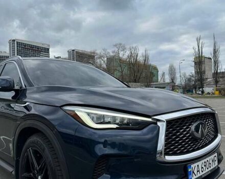 Синий Инфинити QX50, объемом двигателя 2 л и пробегом 40 тыс. км за 25500 $, фото 2 на Automoto.ua