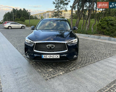 Синий Инфинити QX50, объемом двигателя 2 л и пробегом 62 тыс. км за 27500 $, фото 1 на Automoto.ua