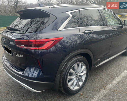 Синий Инфинити QX50, объемом двигателя 2 л и пробегом 77 тыс. км за 23499 $, фото 6 на Automoto.ua