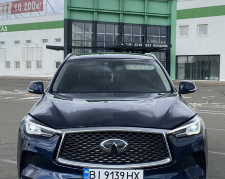 Синій Інфініті QX50, об'ємом двигуна 2 л та пробігом 83 тис. км за 21500 $, фото 1 на Automoto.ua