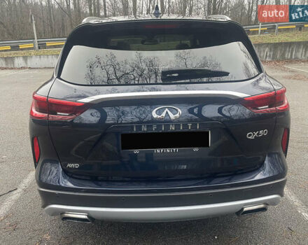 Синий Инфинити QX50, объемом двигателя 2 л и пробегом 77 тыс. км за 23499 $, фото 5 на Automoto.ua